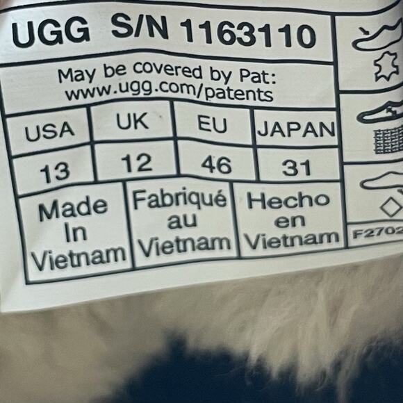 UGG Neumel Chukka Boot Lace Up Burnt Cedar Brown Distressed 1163110 Mens Size 13 - Picture 10 of 11